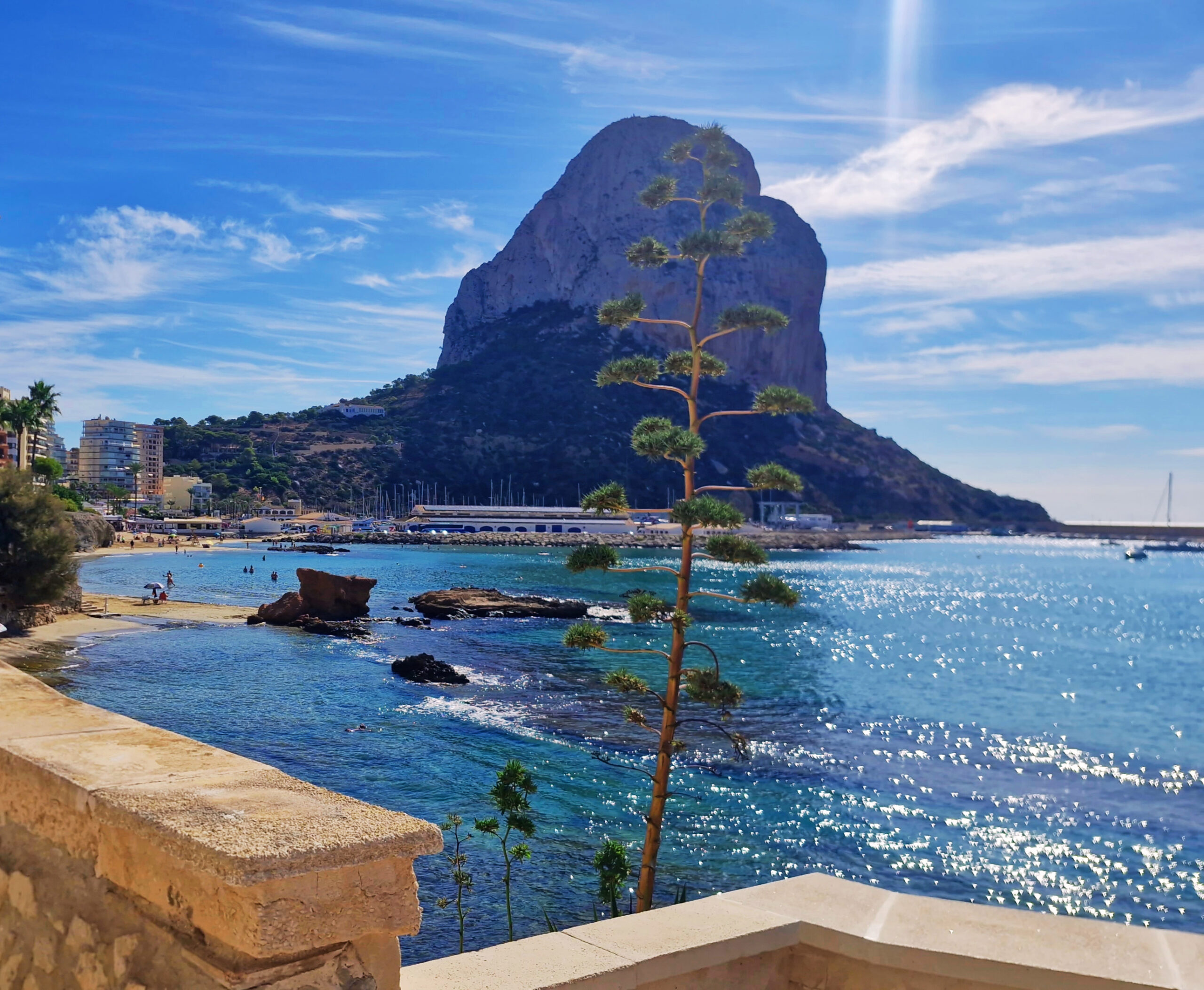 Peñón de Ifach and the coast of Calpe